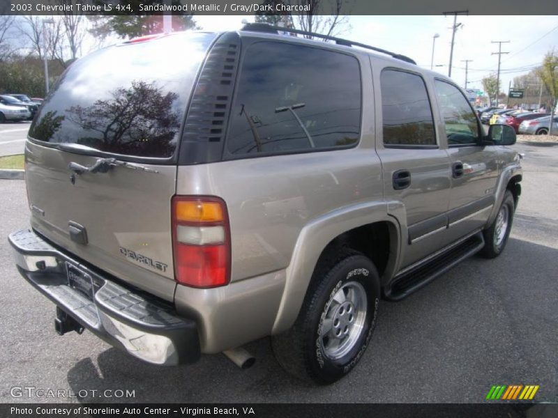 Sandalwood Metallic / Gray/Dark Charcoal 2003 Chevrolet Tahoe LS 4x4