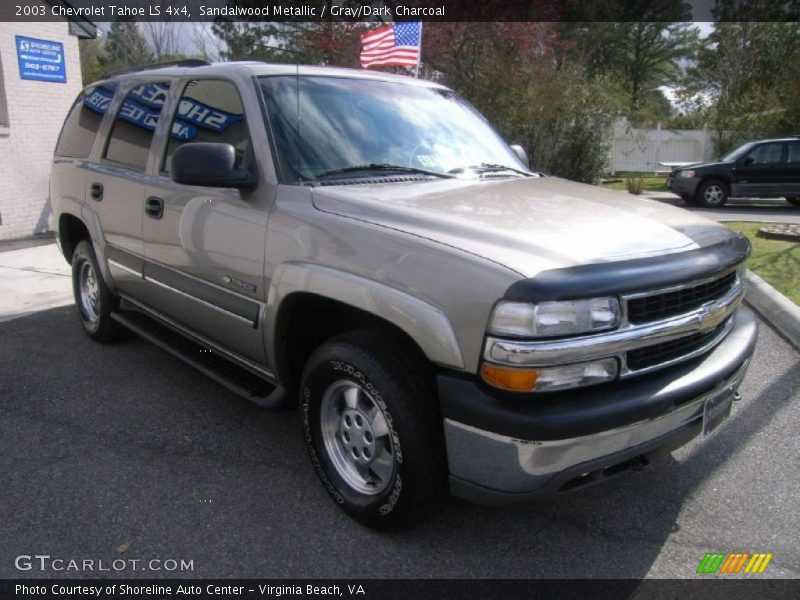 Sandalwood Metallic / Gray/Dark Charcoal 2003 Chevrolet Tahoe LS 4x4