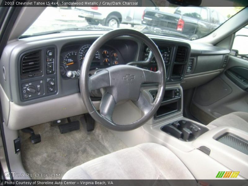 Sandalwood Metallic / Gray/Dark Charcoal 2003 Chevrolet Tahoe LS 4x4