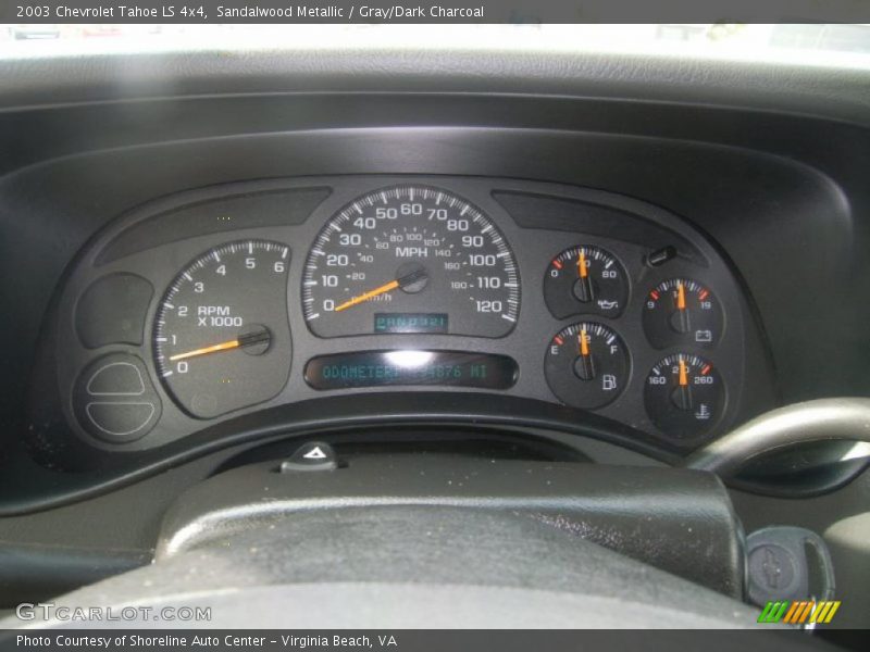 Sandalwood Metallic / Gray/Dark Charcoal 2003 Chevrolet Tahoe LS 4x4