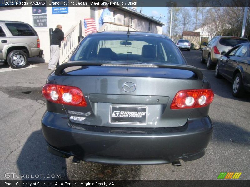 Steel Gray Metallic / Black 2005 Mazda MAZDA6 i Grand Touring Sedan