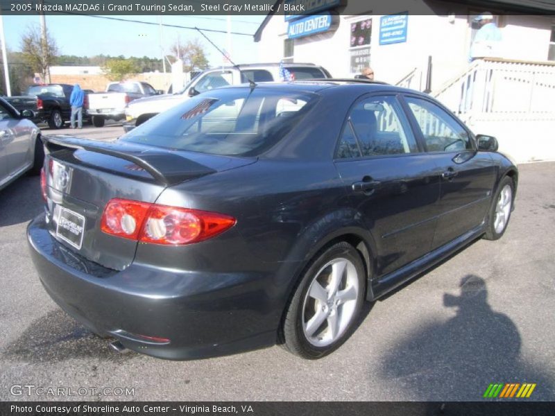Steel Gray Metallic / Black 2005 Mazda MAZDA6 i Grand Touring Sedan