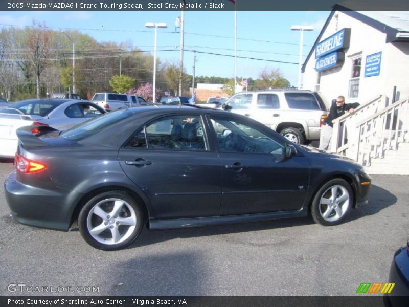 Steel Gray Metallic / Black 2005 Mazda MAZDA6 i Grand Touring Sedan