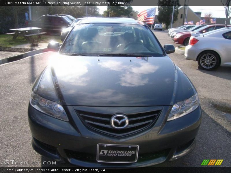 Steel Gray Metallic / Black 2005 Mazda MAZDA6 i Grand Touring Sedan