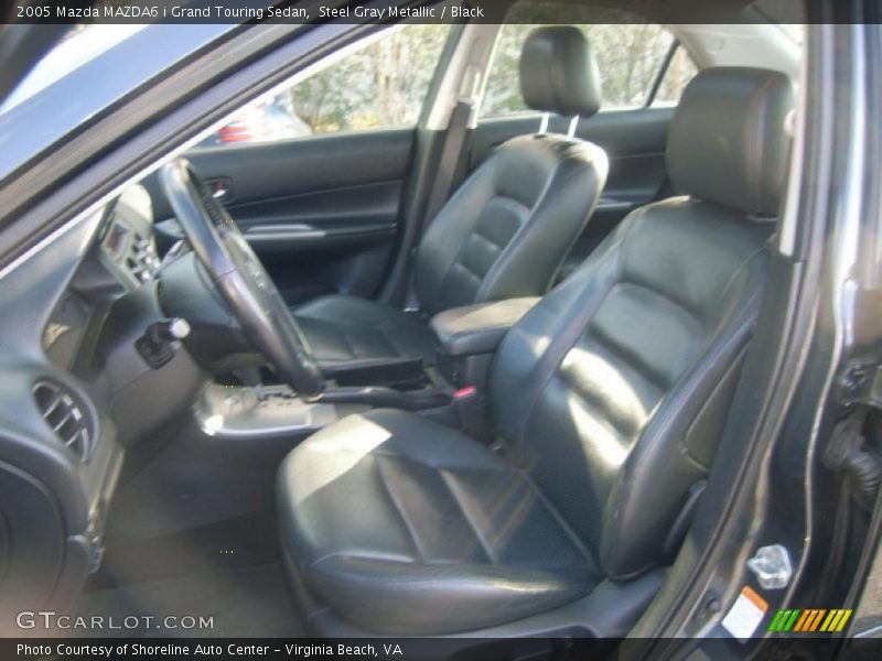 Steel Gray Metallic / Black 2005 Mazda MAZDA6 i Grand Touring Sedan