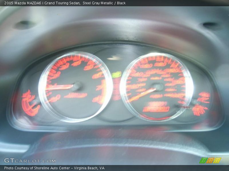 Steel Gray Metallic / Black 2005 Mazda MAZDA6 i Grand Touring Sedan