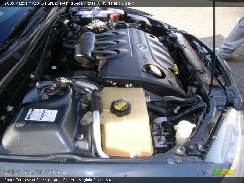 Steel Gray Metallic / Black 2005 Mazda MAZDA6 i Grand Touring Sedan