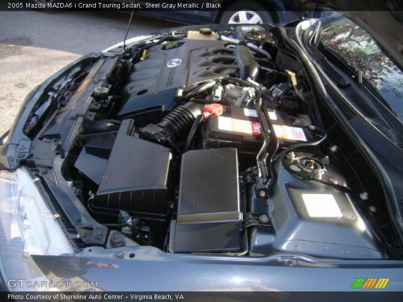 Steel Gray Metallic / Black 2005 Mazda MAZDA6 i Grand Touring Sedan
