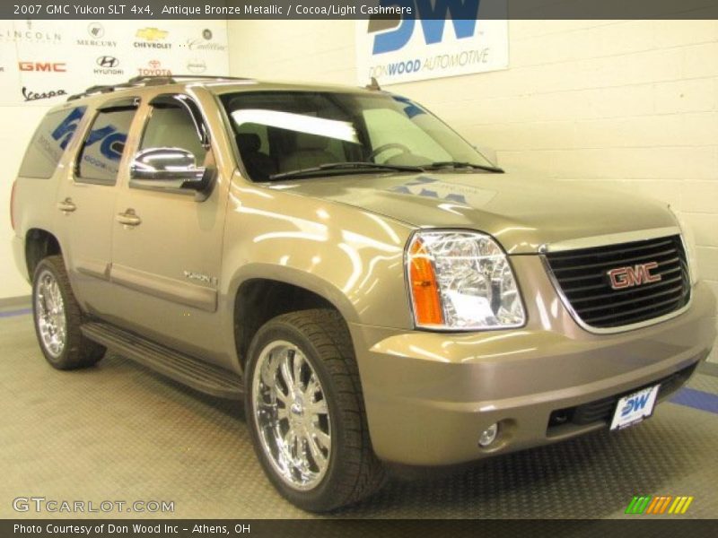 Antique Bronze Metallic / Cocoa/Light Cashmere 2007 GMC Yukon SLT 4x4