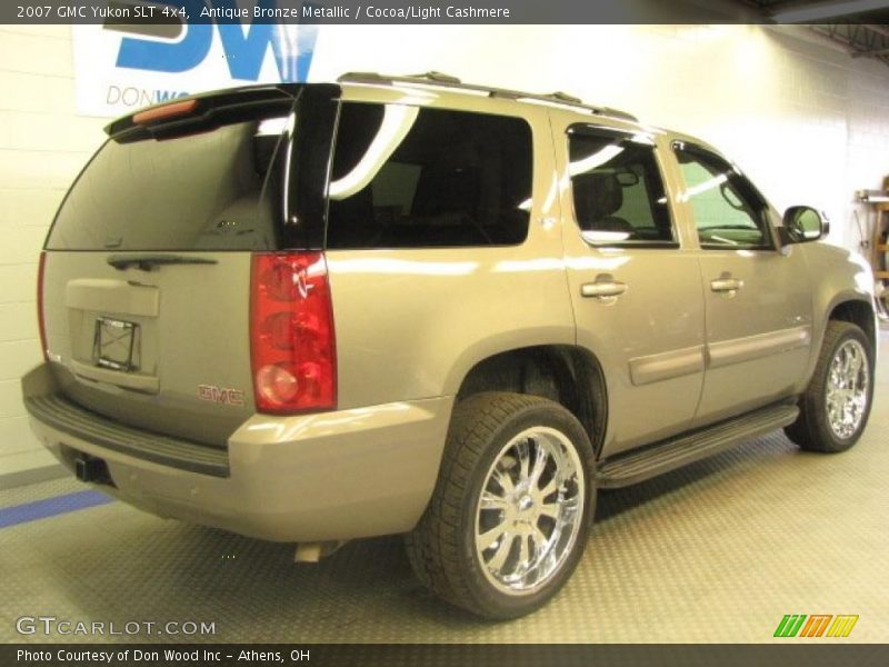 Antique Bronze Metallic / Cocoa/Light Cashmere 2007 GMC Yukon SLT 4x4