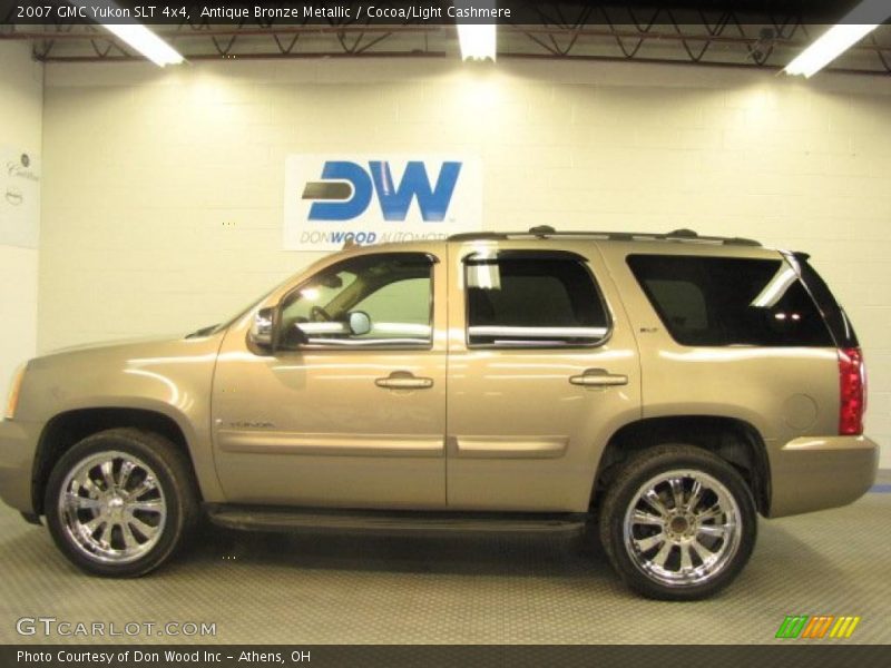 Antique Bronze Metallic / Cocoa/Light Cashmere 2007 GMC Yukon SLT 4x4