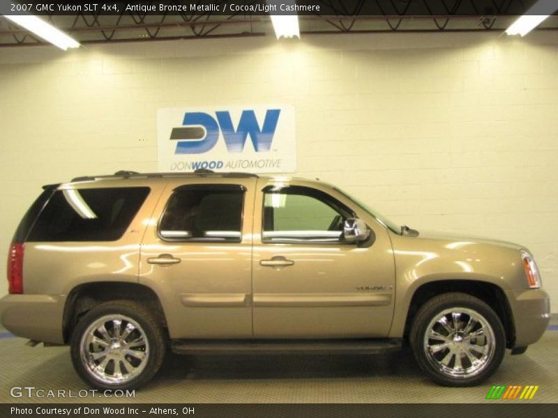 Antique Bronze Metallic / Cocoa/Light Cashmere 2007 GMC Yukon SLT 4x4