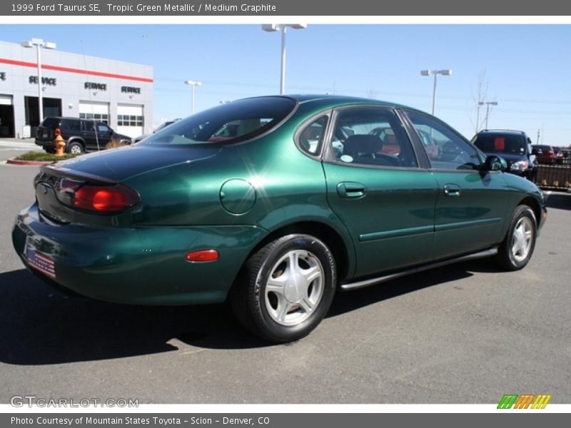 Tropic Green Metallic / Medium Graphite 1999 Ford Taurus SE