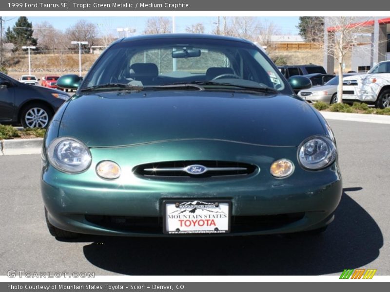 Tropic Green Metallic / Medium Graphite 1999 Ford Taurus SE