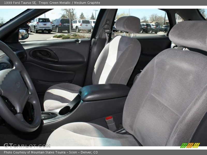 Tropic Green Metallic / Medium Graphite 1999 Ford Taurus SE