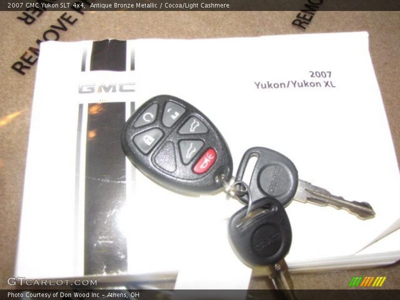 Antique Bronze Metallic / Cocoa/Light Cashmere 2007 GMC Yukon SLT 4x4