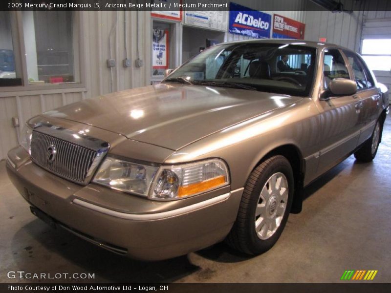 Arizona Beige Metallic / Medium Parchment 2005 Mercury Grand Marquis LS