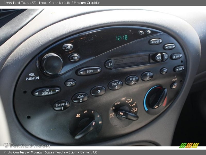 Tropic Green Metallic / Medium Graphite 1999 Ford Taurus SE