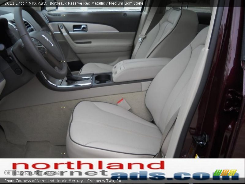 Bordeaux Reserve Red Metallic / Medium Light Stone 2011 Lincoln MKX AWD