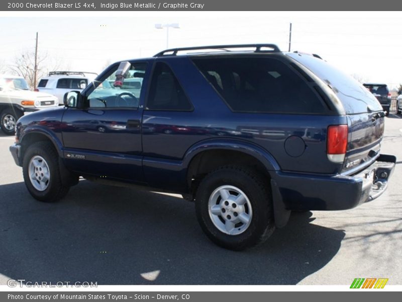 Indigo Blue Metallic / Graphite Gray 2000 Chevrolet Blazer LS 4x4