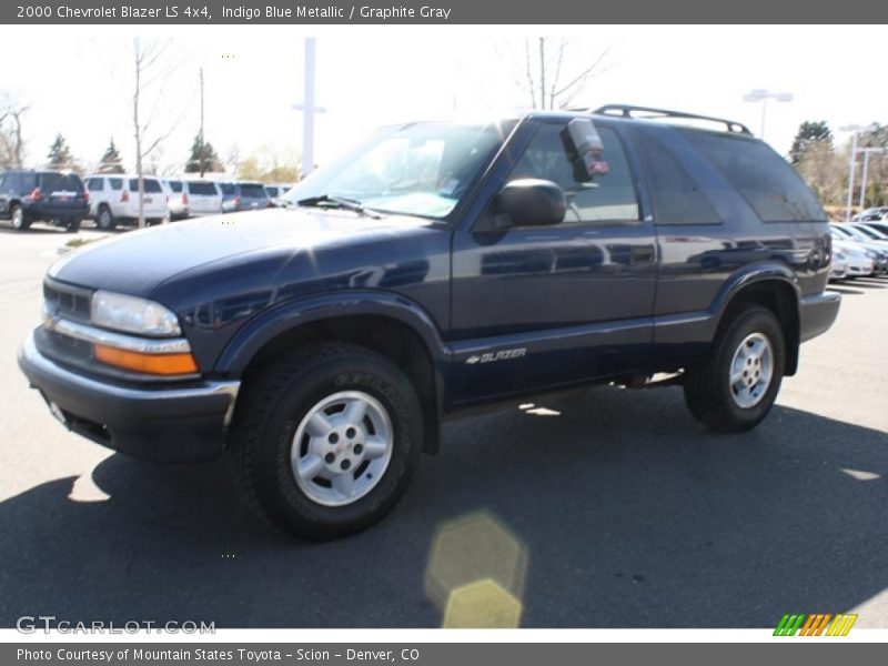 Indigo Blue Metallic / Graphite Gray 2000 Chevrolet Blazer LS 4x4