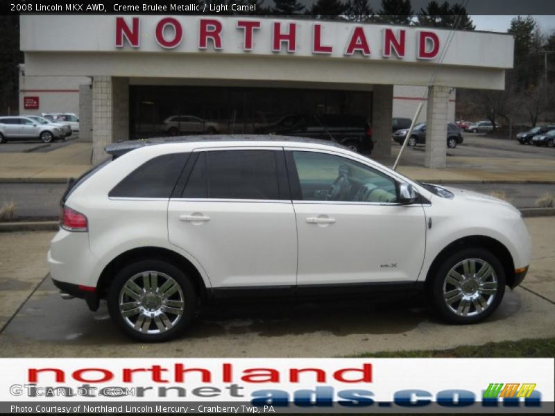 Creme Brulee Metallic / Light Camel 2008 Lincoln MKX AWD