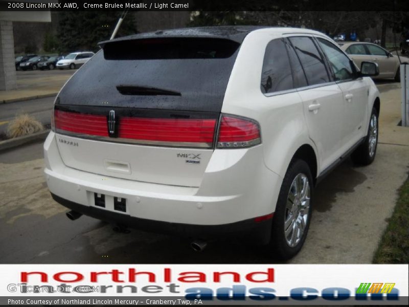 Creme Brulee Metallic / Light Camel 2008 Lincoln MKX AWD