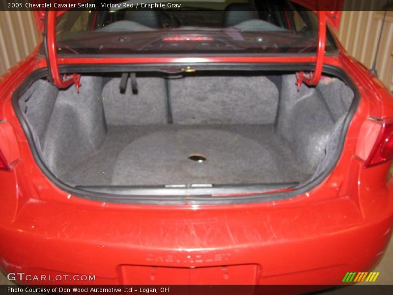 Victory Red / Graphite Gray 2005 Chevrolet Cavalier Sedan