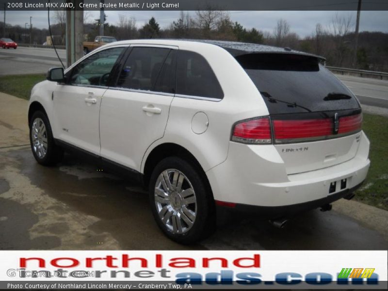 Creme Brulee Metallic / Light Camel 2008 Lincoln MKX AWD