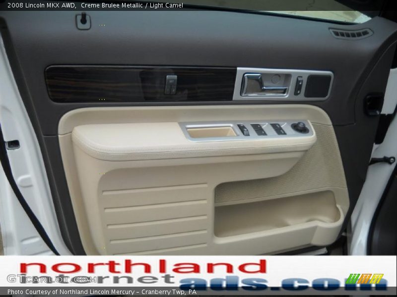 Creme Brulee Metallic / Light Camel 2008 Lincoln MKX AWD