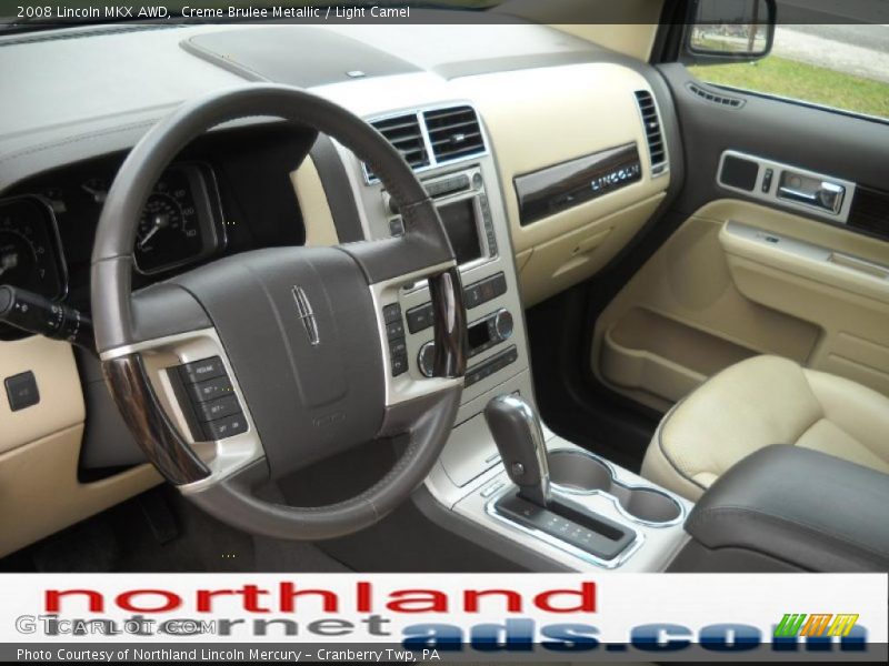 Creme Brulee Metallic / Light Camel 2008 Lincoln MKX AWD