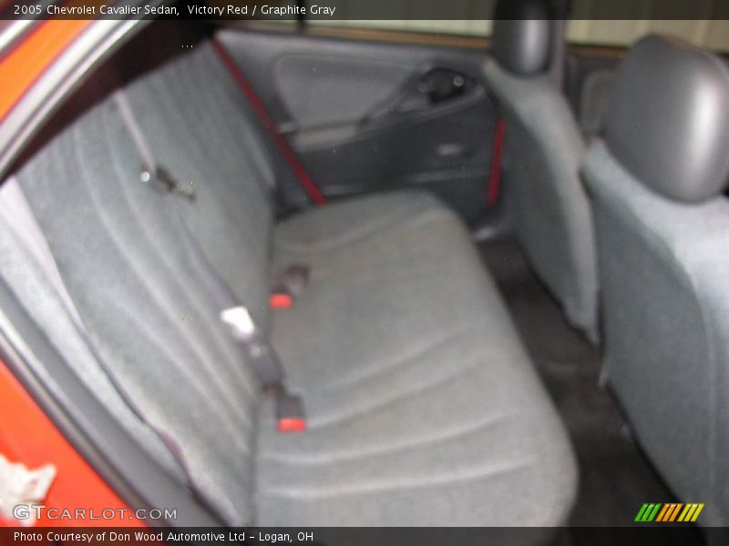 Victory Red / Graphite Gray 2005 Chevrolet Cavalier Sedan
