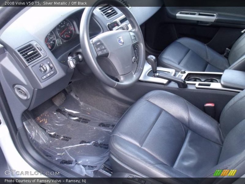  2008 V50 T5 Off Black Interior