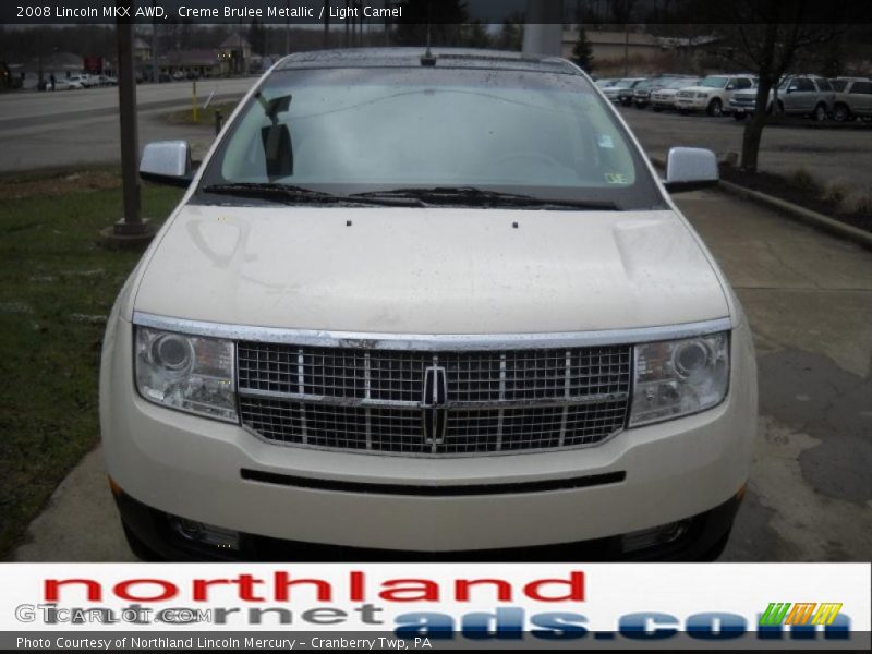 Creme Brulee Metallic / Light Camel 2008 Lincoln MKX AWD