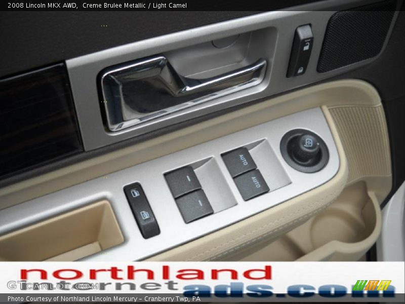 Creme Brulee Metallic / Light Camel 2008 Lincoln MKX AWD