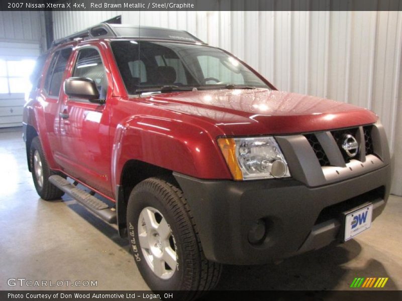 Red Brawn Metallic / Steel/Graphite 2007 Nissan Xterra X 4x4