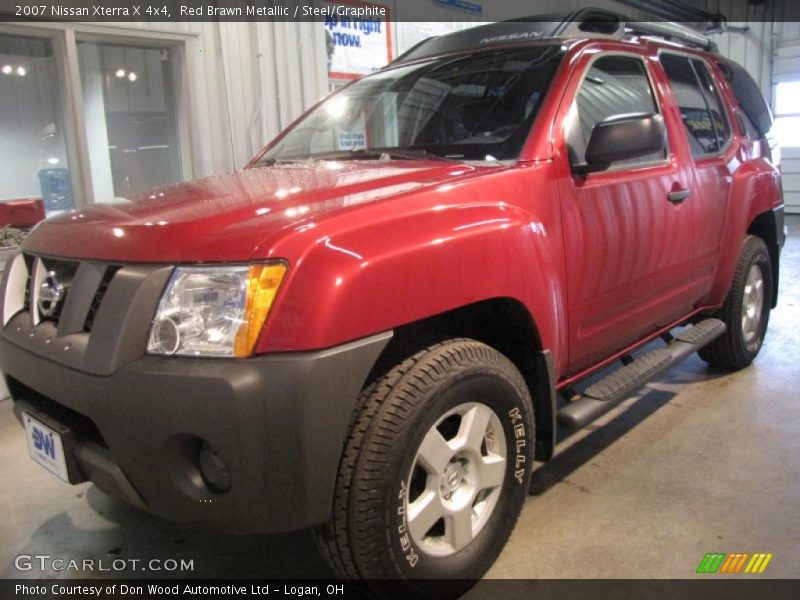 Red Brawn Metallic / Steel/Graphite 2007 Nissan Xterra X 4x4