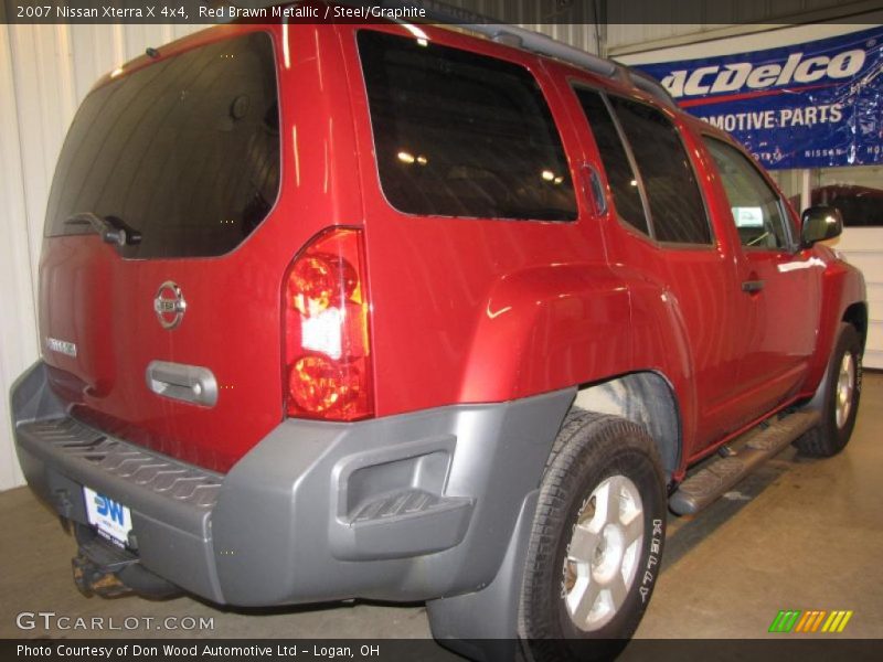 Red Brawn Metallic / Steel/Graphite 2007 Nissan Xterra X 4x4
