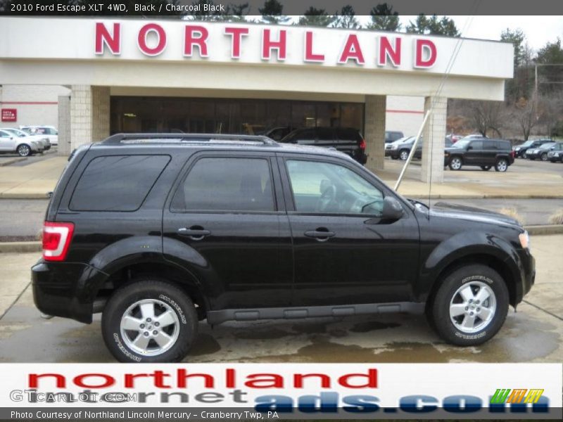 Black / Charcoal Black 2010 Ford Escape XLT 4WD