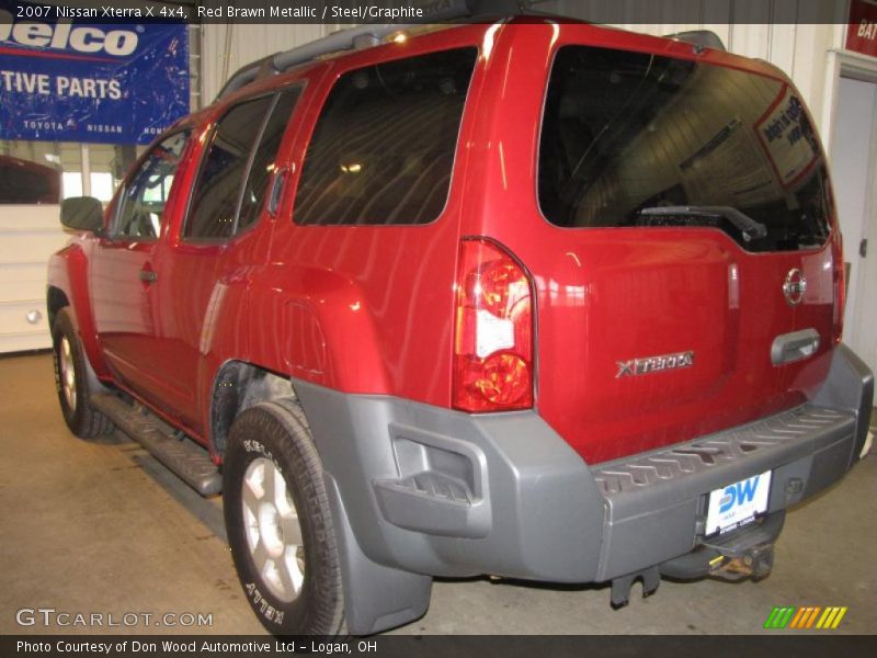 Red Brawn Metallic / Steel/Graphite 2007 Nissan Xterra X 4x4
