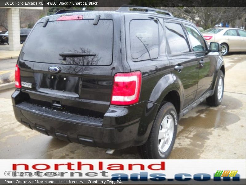 Black / Charcoal Black 2010 Ford Escape XLT 4WD