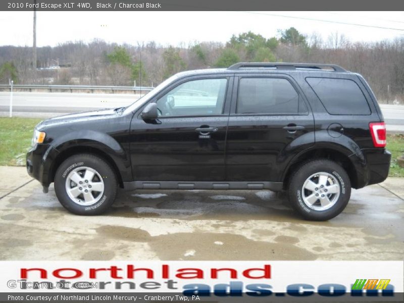 Black / Charcoal Black 2010 Ford Escape XLT 4WD