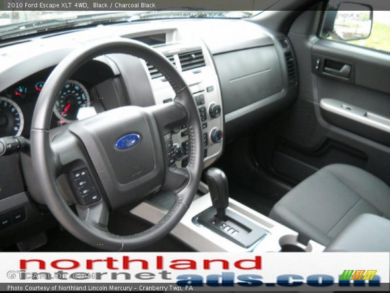 Black / Charcoal Black 2010 Ford Escape XLT 4WD