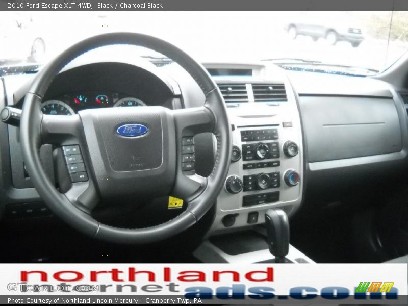 Black / Charcoal Black 2010 Ford Escape XLT 4WD