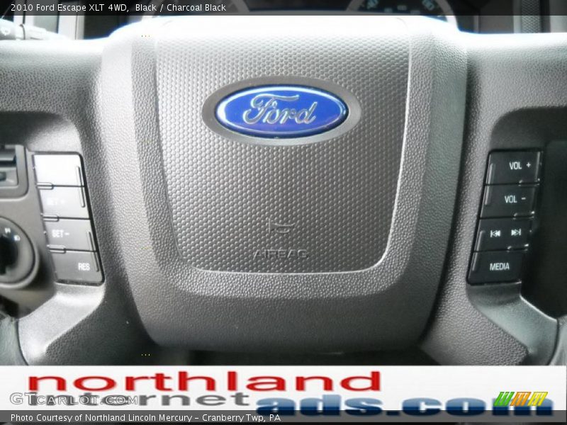 Black / Charcoal Black 2010 Ford Escape XLT 4WD