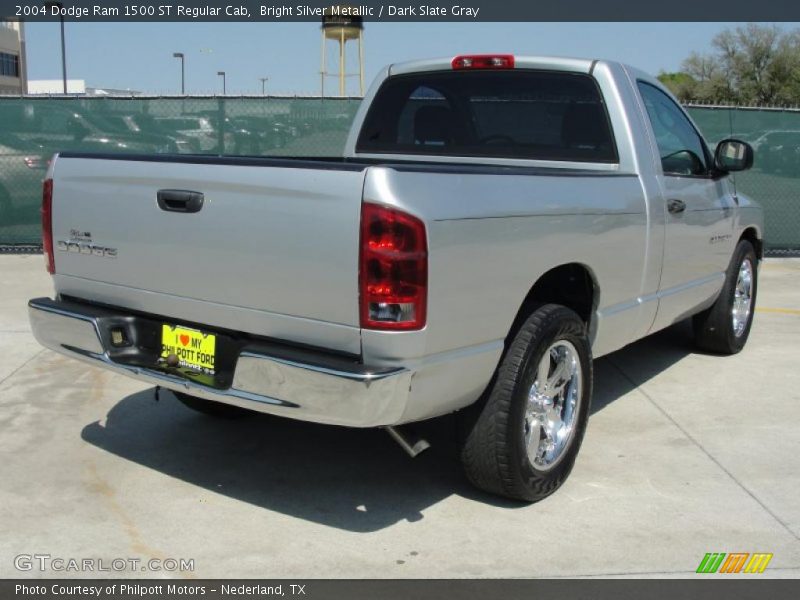 Bright Silver Metallic / Dark Slate Gray 2004 Dodge Ram 1500 ST Regular Cab