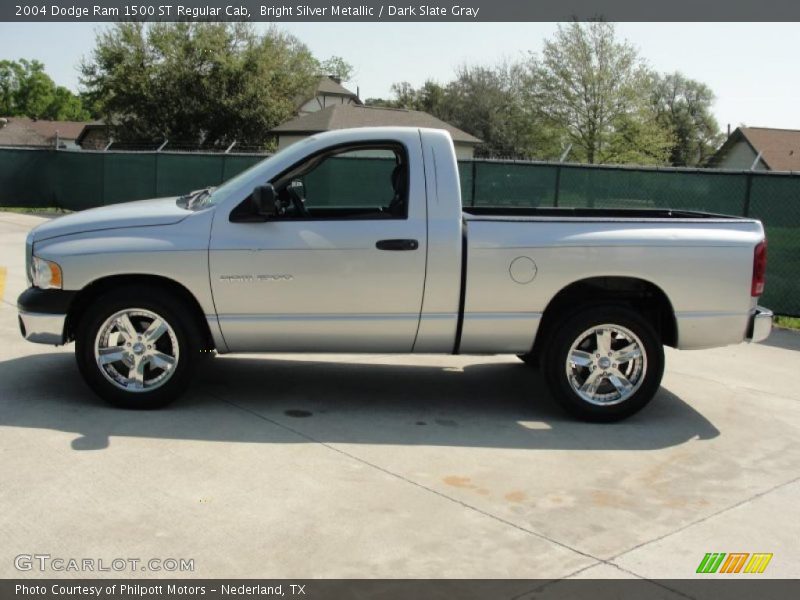 Bright Silver Metallic / Dark Slate Gray 2004 Dodge Ram 1500 ST Regular Cab