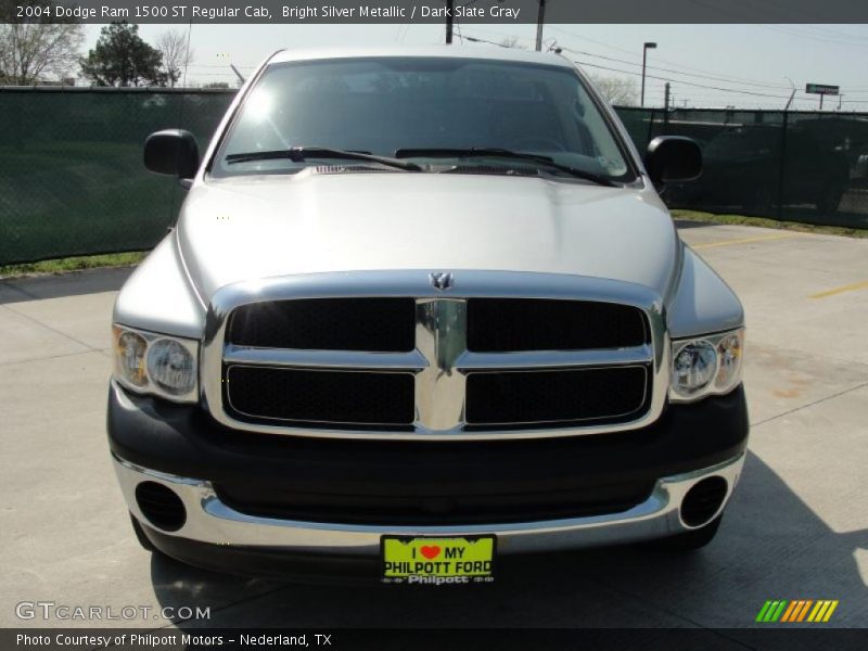 Bright Silver Metallic / Dark Slate Gray 2004 Dodge Ram 1500 ST Regular Cab