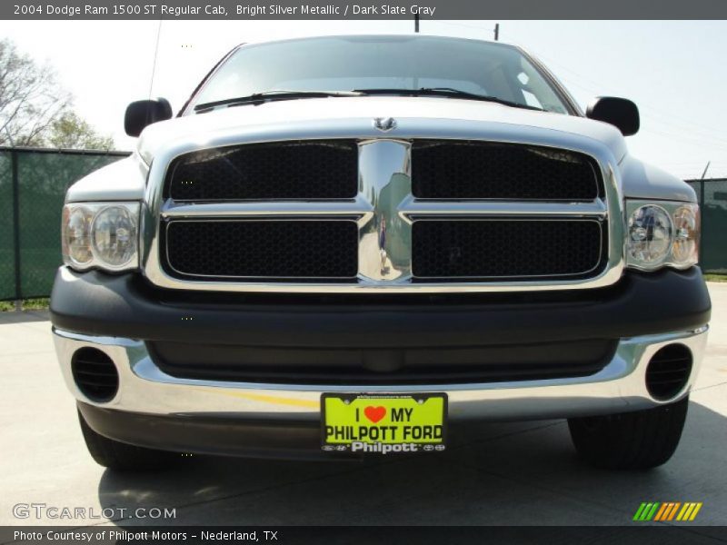 Bright Silver Metallic / Dark Slate Gray 2004 Dodge Ram 1500 ST Regular Cab