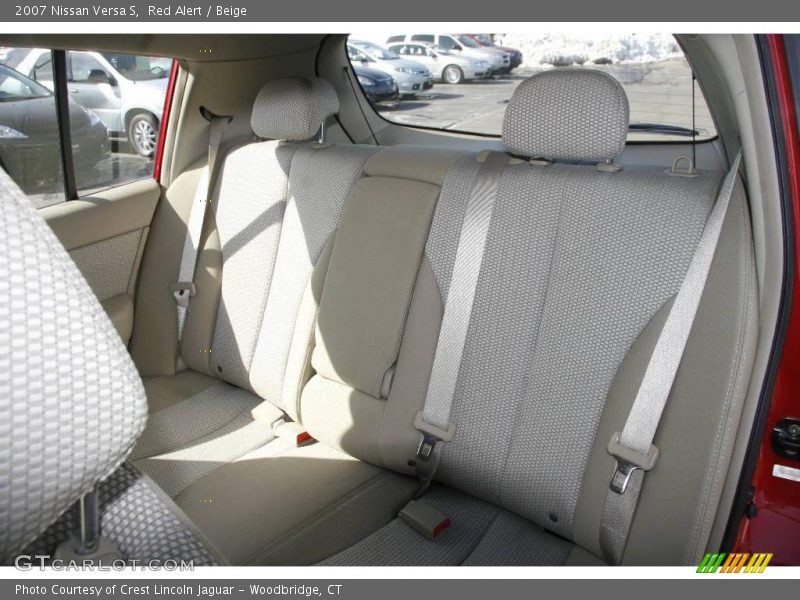 Red Alert / Beige 2007 Nissan Versa S